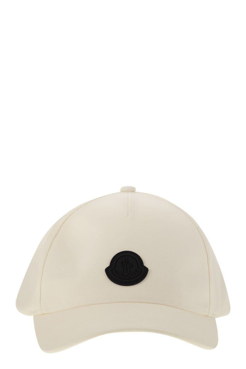 Moncler Cotton Gabardine Baseball Cap