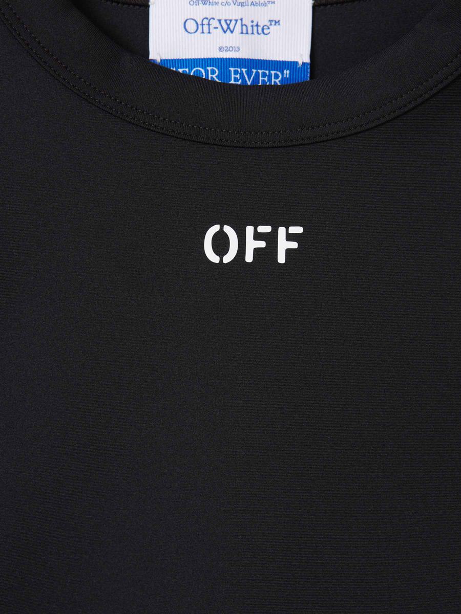 Off-White Cropped Logo Top