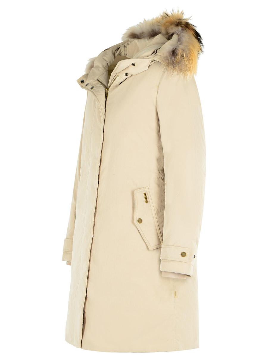 Woolrich 'Grace' Beige 'Peached Poly' Parka