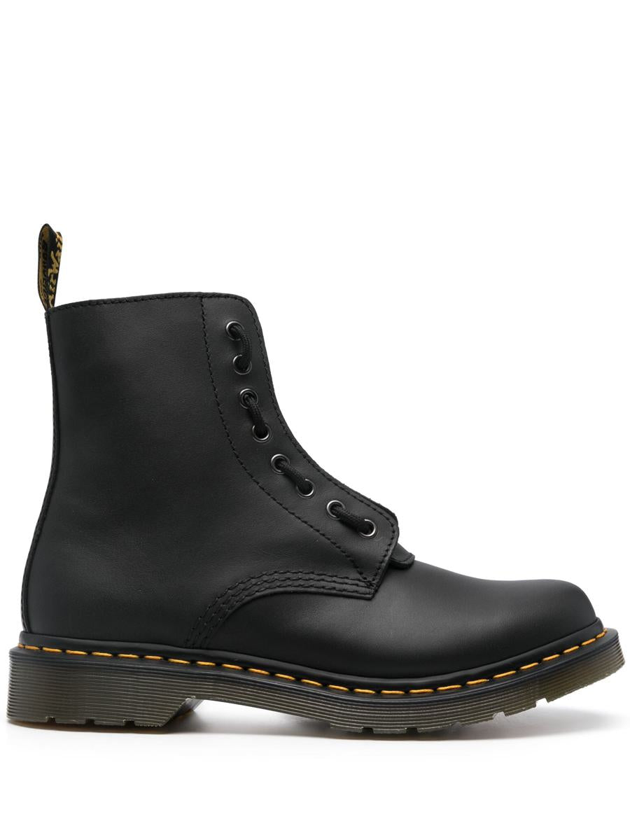 Dr. Martens 1460 Pascal Frnt Zip Black Nappa Shoes