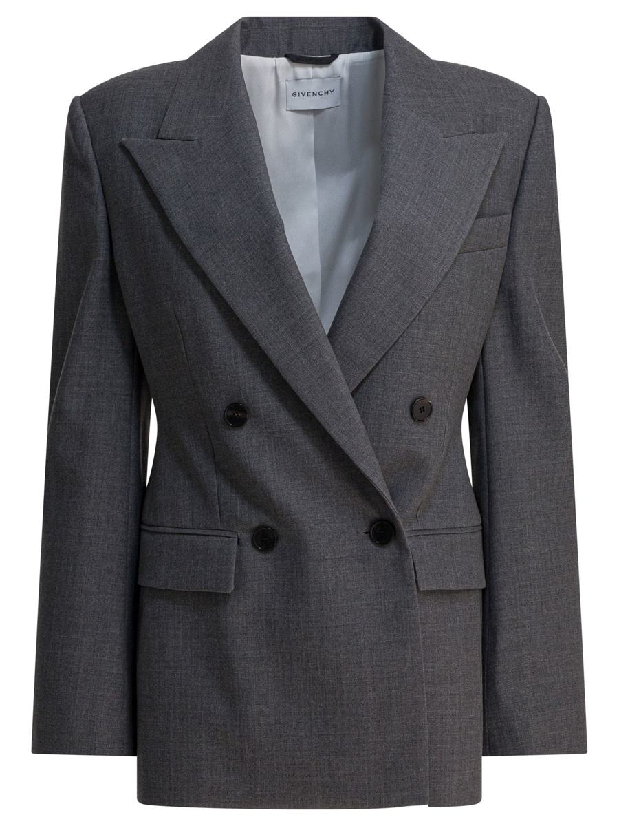 Givenchy Double-Breasted Wool Blazer