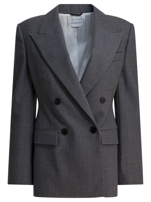 Givenchy Double-Breasted Wool Blazer