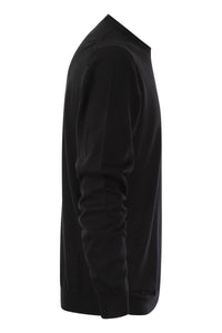 Fedeli Crew-Neck Sweater In Superfine Virgin Wool