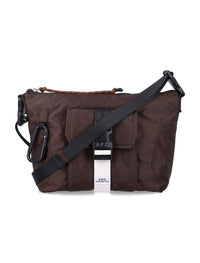 A.P.C. Brown Treck Shoulder Bag