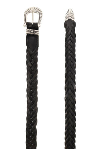 Alberto Luti Braided Leather Belt