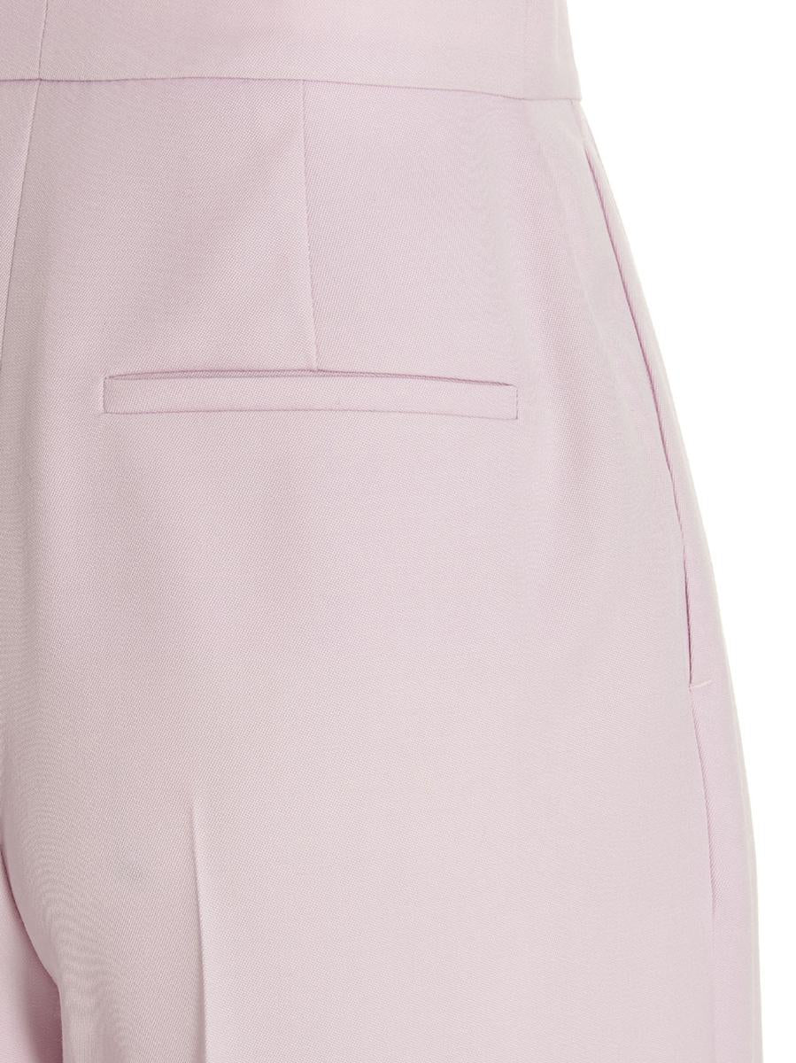 Alexander McQueen Pants With Front Pleats