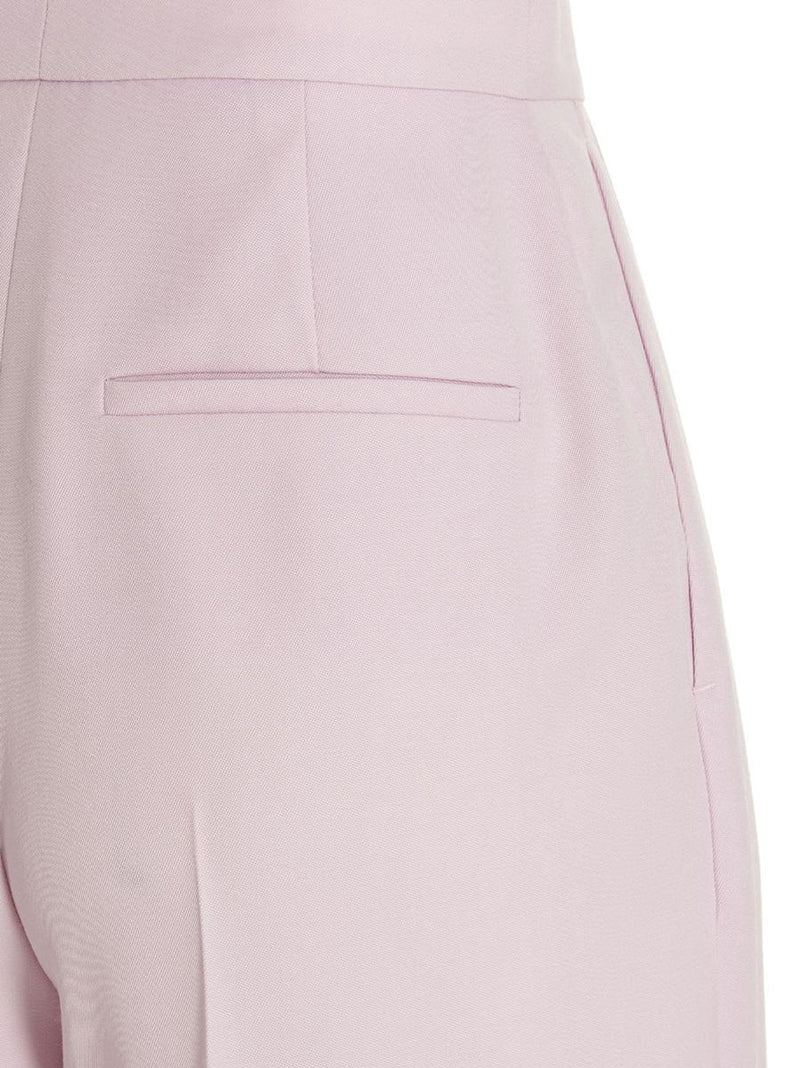 Alexander McQueen Pants With Front Pleats