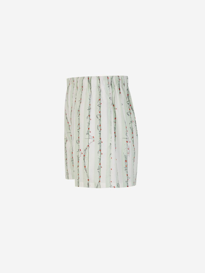 Bottega Veneta Swimmers Printed Bermudas Shorts