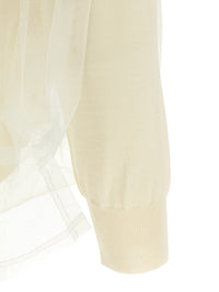 Comme Des Garçons Tulle Cardigan