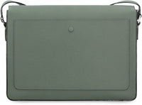 Valextra V-Line Leather Messenger Bag