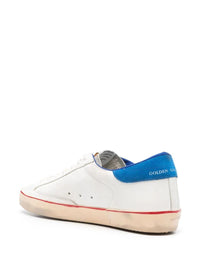 Golden Goose "Super Star" Leather Upper With Signature Suede Tongue And Heel Skate Star Sneakers Shoes