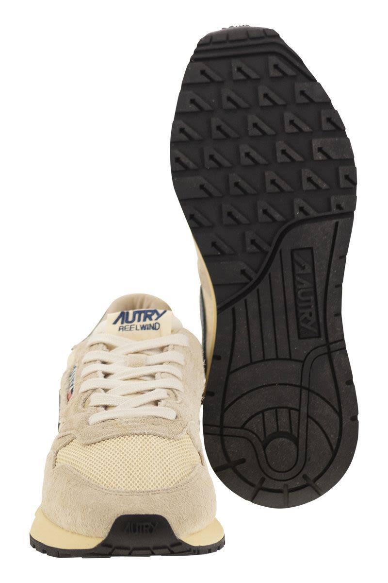 Autry Reelwind - Suede And Technical Textile Trainer