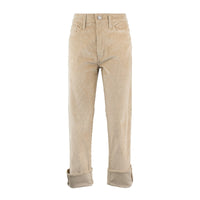 Jacob Cohen Beige Corduroy Pants