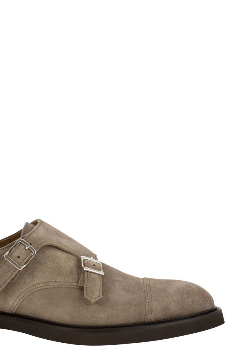 Doucal's Double Suede Buckle