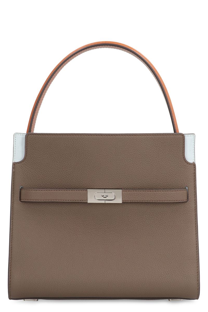 Tory Burch Double Lee Radziwill Leather Handbag