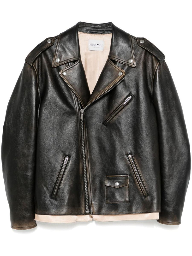 Miu Miu Leather Jacket