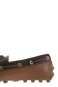Tod'S Leather Boat Bubble Grommet