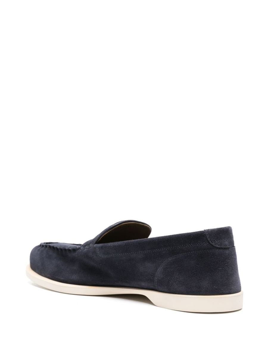 John Lobb Pace Suede Soft Casual Loafers Shoes