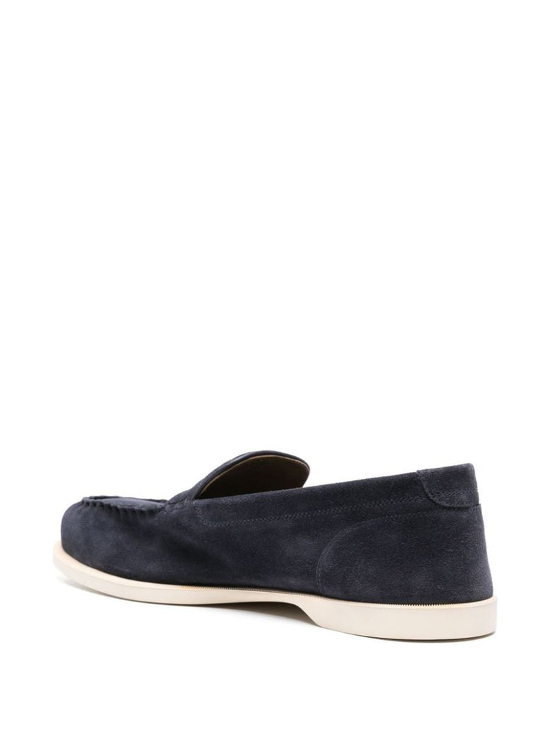John Lobb Pace Suede Soft Casual Loafers Shoes