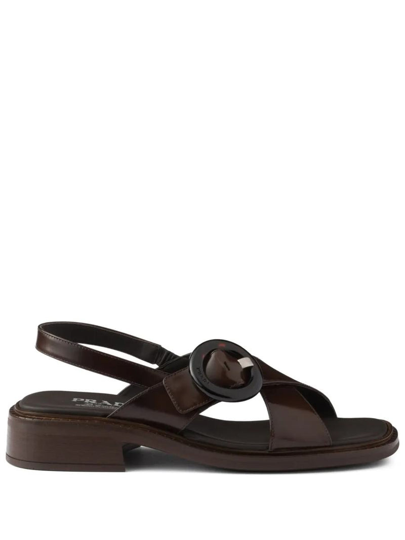 Prada Buckled Sandals