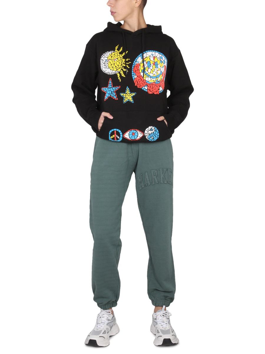 Market Hand Drawn Varsity Sweatshirt Unisex