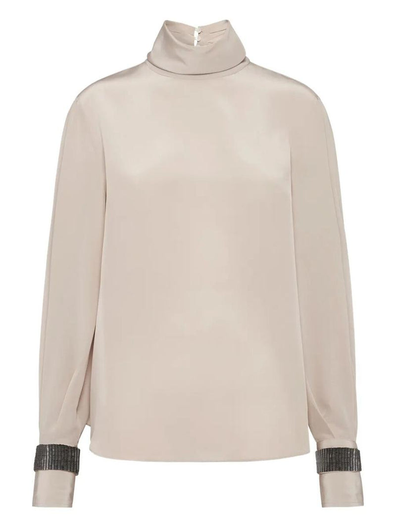 Brunello Cucinelli Turtle Neck Blouse Clothing