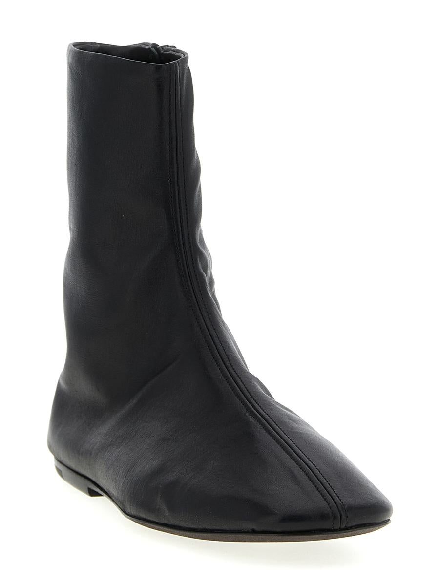 Dries Van Noten Leather Ankle Boots