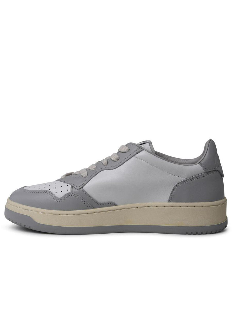Autry 'Medalist' Two-Tone Leather Sneakers