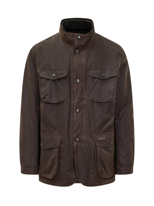 Barbour Blue Quilted Vest With Zipper Fastening And Front Pockets.