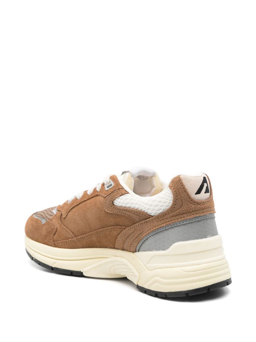 Autry 'Hyperway' Sneakers In Tobacco Brown Suede