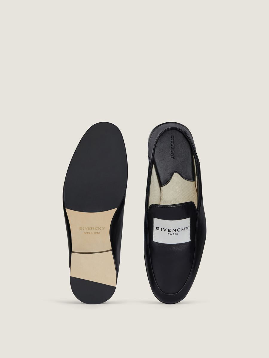 Givenchy "Label" Leather Loafers