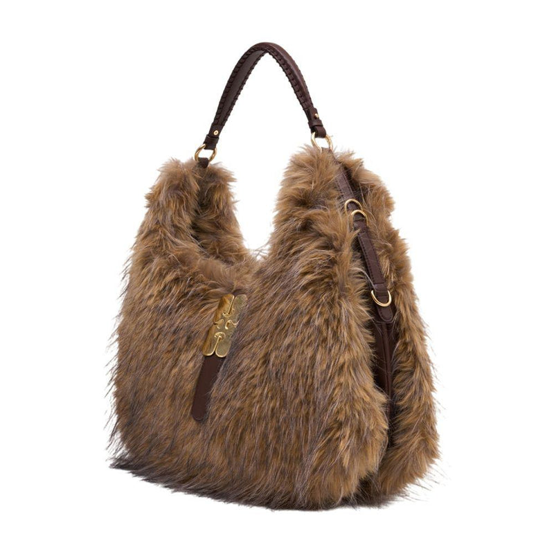 Ganni Kat Large Coyote Shoulder Bag