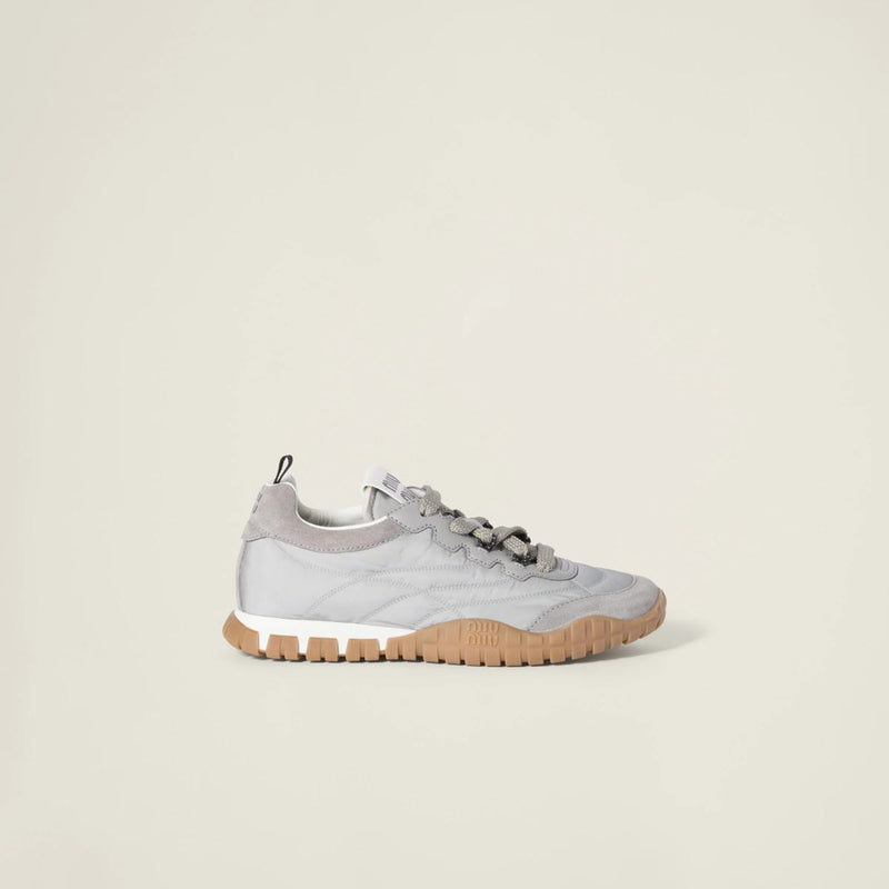 Miu Miu "Tyre" Suede Sneakers