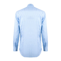 Etro Light Blue Micro Paisley Patterned Shirt All Over