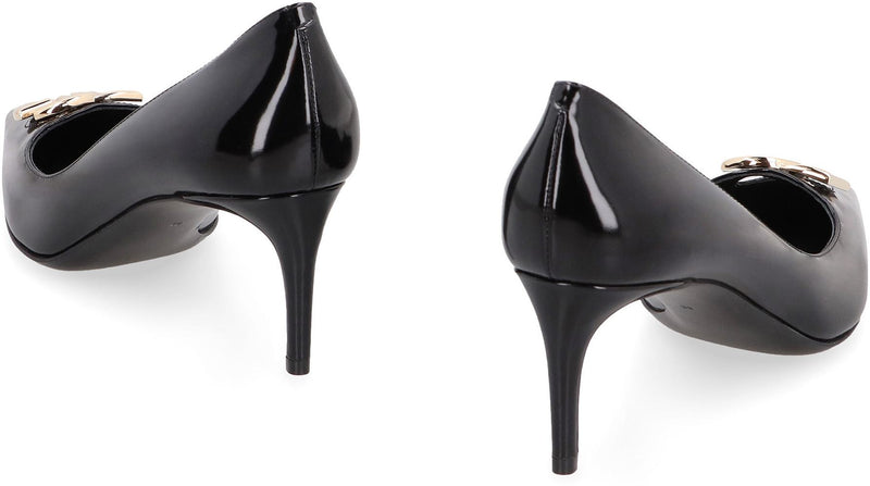 Dolce & Gabbana Leather Pointy-Toe Pumps