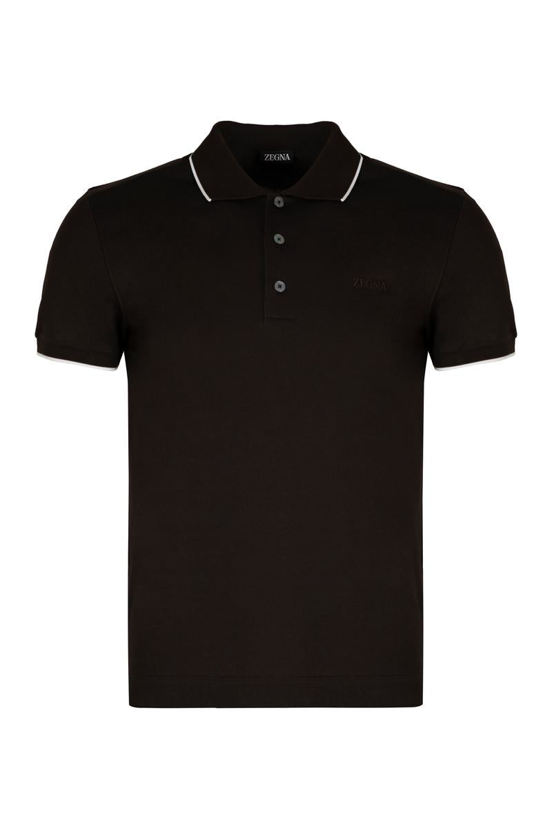 Zegna Cotton-Piqué Polo Shirt