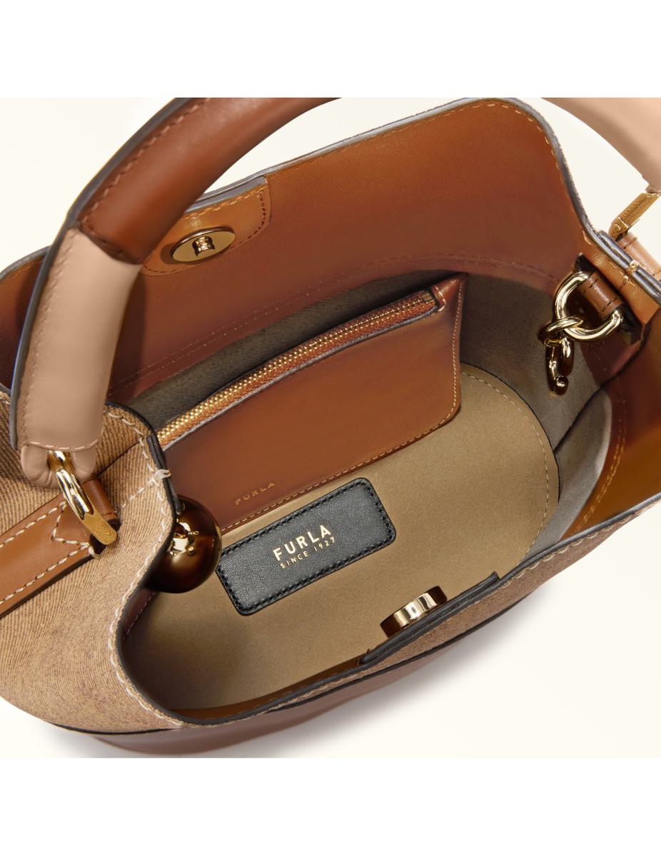 Furla Leather Bucket Bag
