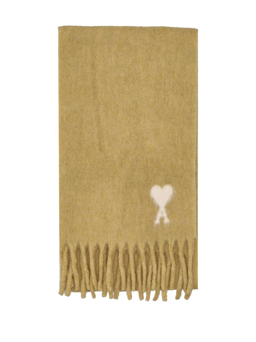 Echarpe AMI Paris De Coeur Ecru