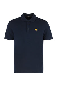 Versace Embroidered Polo Medusa