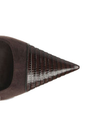 Paris Texas Chocolate Brown Suede Pumps