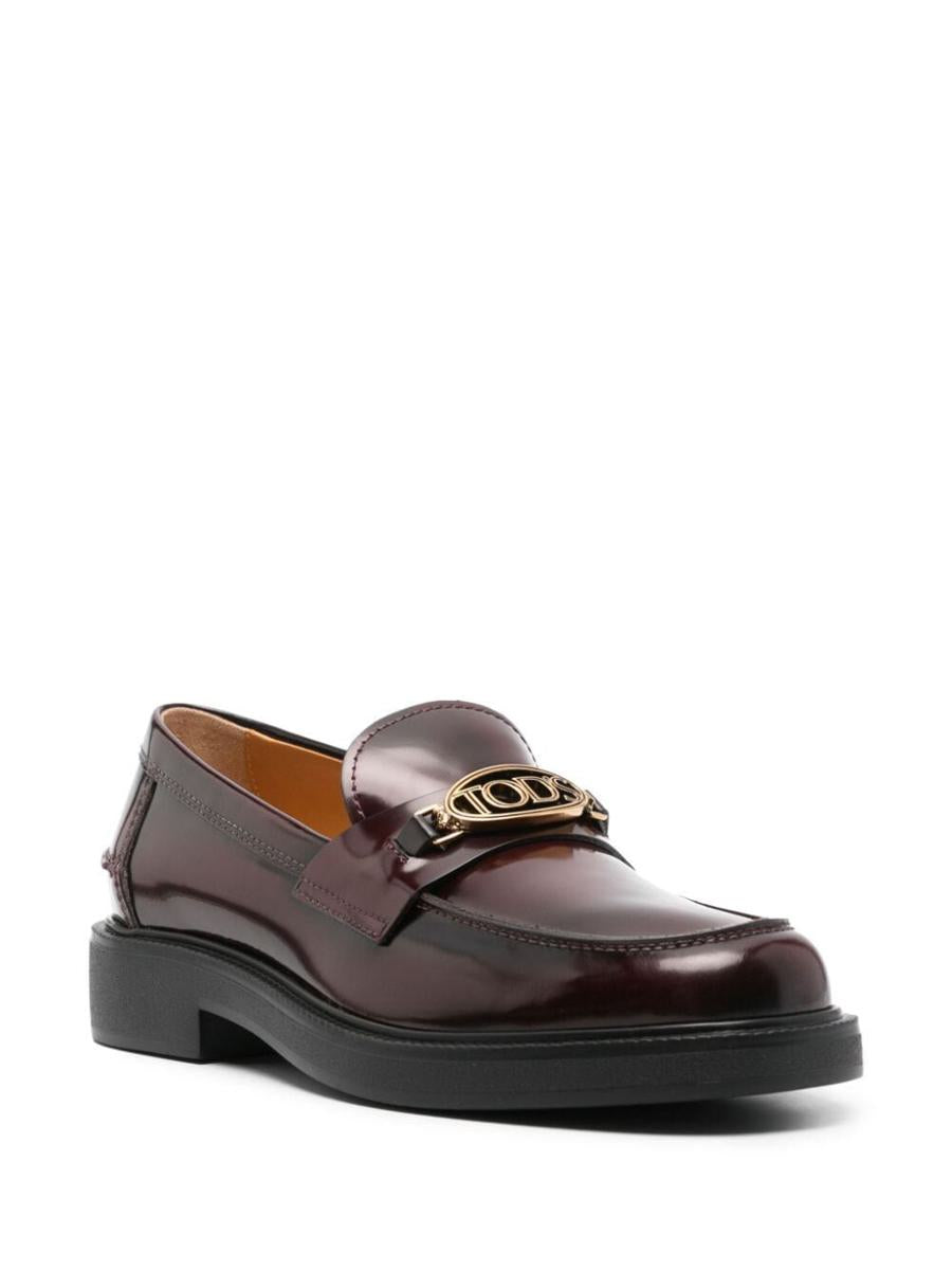 Tod'S Loafers With Clamp And Oval Logo Shoes
