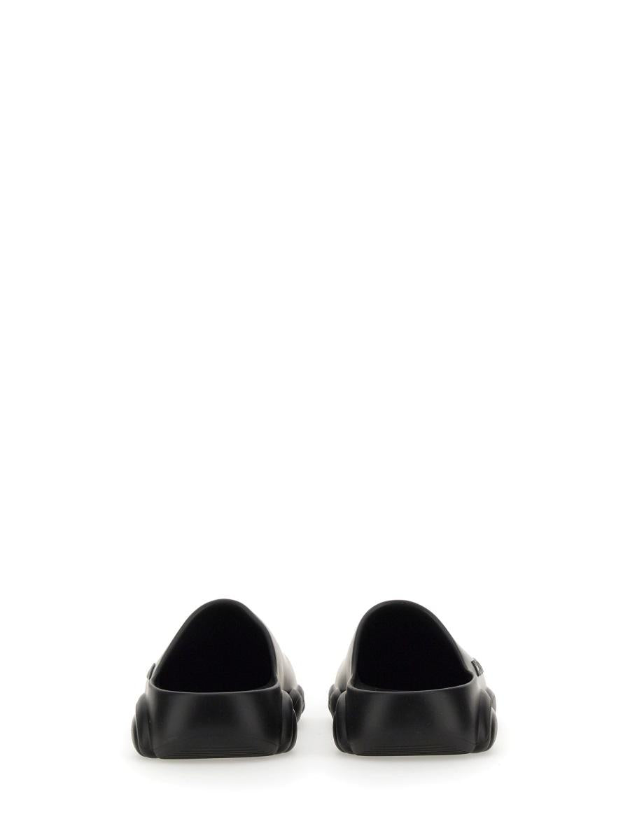 Moschino Rubber Teddy Sole Mules