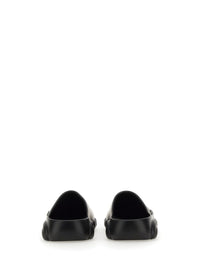 Moschino Rubber Teddy Sole Mules