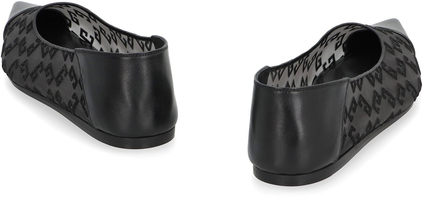 Givenchy 4G Pointy-Toe Ballet Flats