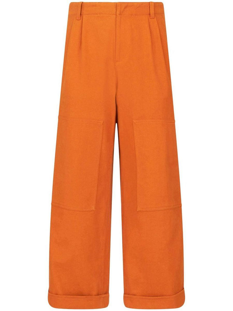 Etro Cotton Wide-Leg Trousers
