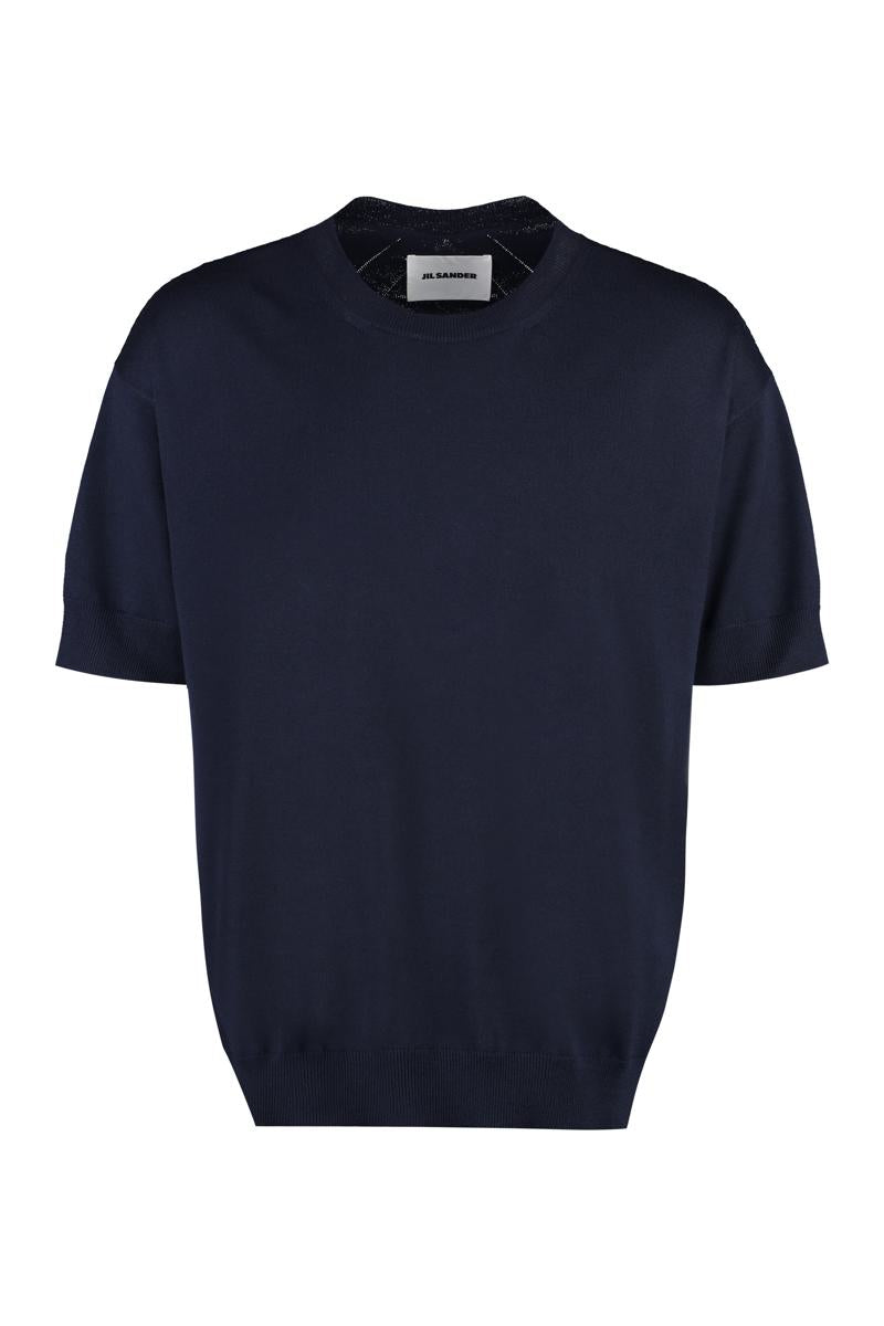 Jil Sander Wool Short Sleeve Sweater