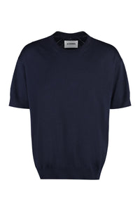 Jil Sander Wool Short Sleeve Sweater