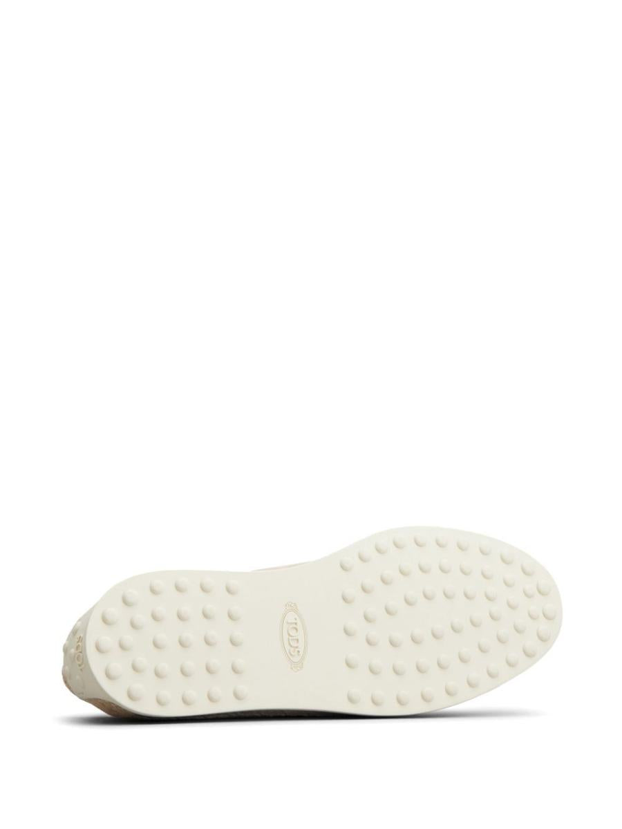 Tod'S Suede Slipper Loafers With Double T Ring Accessory Shoes