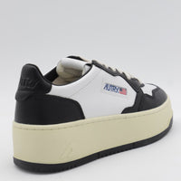 Autry White And Black Sneakers