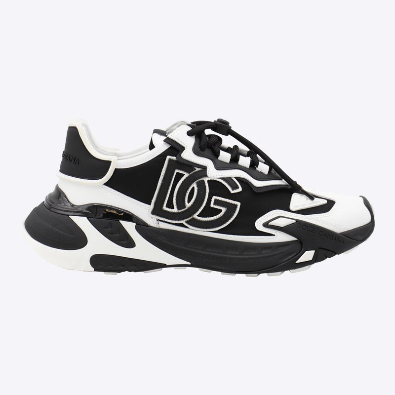 Dolce & Gabbana White And Black Sneakers